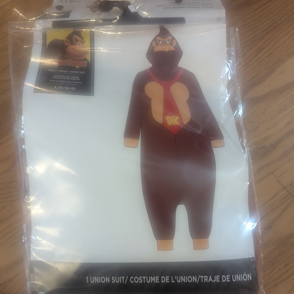 Rubie's Donkey Kong Adult Costume - Brown and Red